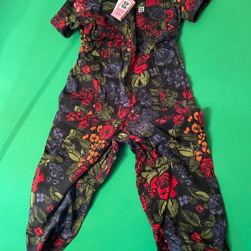 Lucy & Yak Ragan - Cotton Jumpsuit in Maria Print